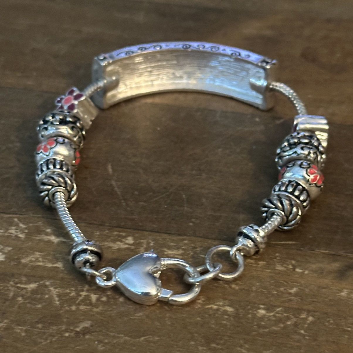 Other Silver tone Believe sliding charm bracelet Size ONE SIZE - 5 Thumbnail