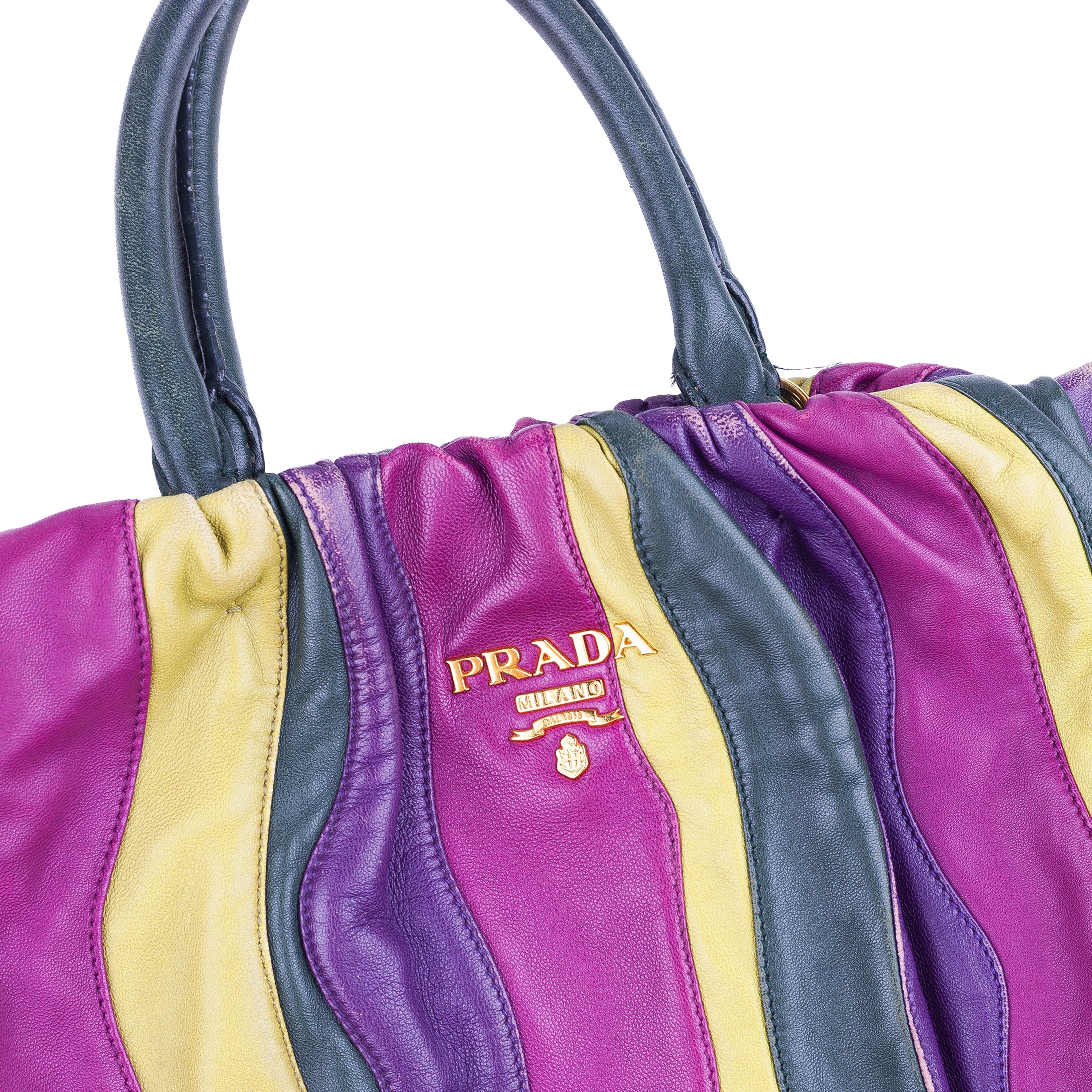Prada Prada Spring/Summer 2008 Nappa Trembled Blossom Leather Bag Size ONE SIZE - 5 Thumbnail