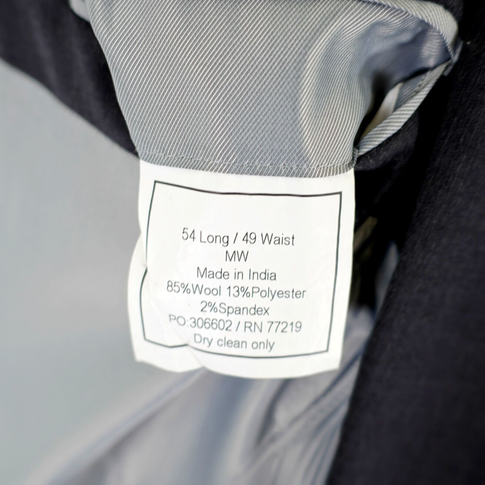Pronto Uomo Pronto Uomo 52L Gray Wool Suit Jacket 2 Button Constructed / Size 52L - 9 Thumbnail
