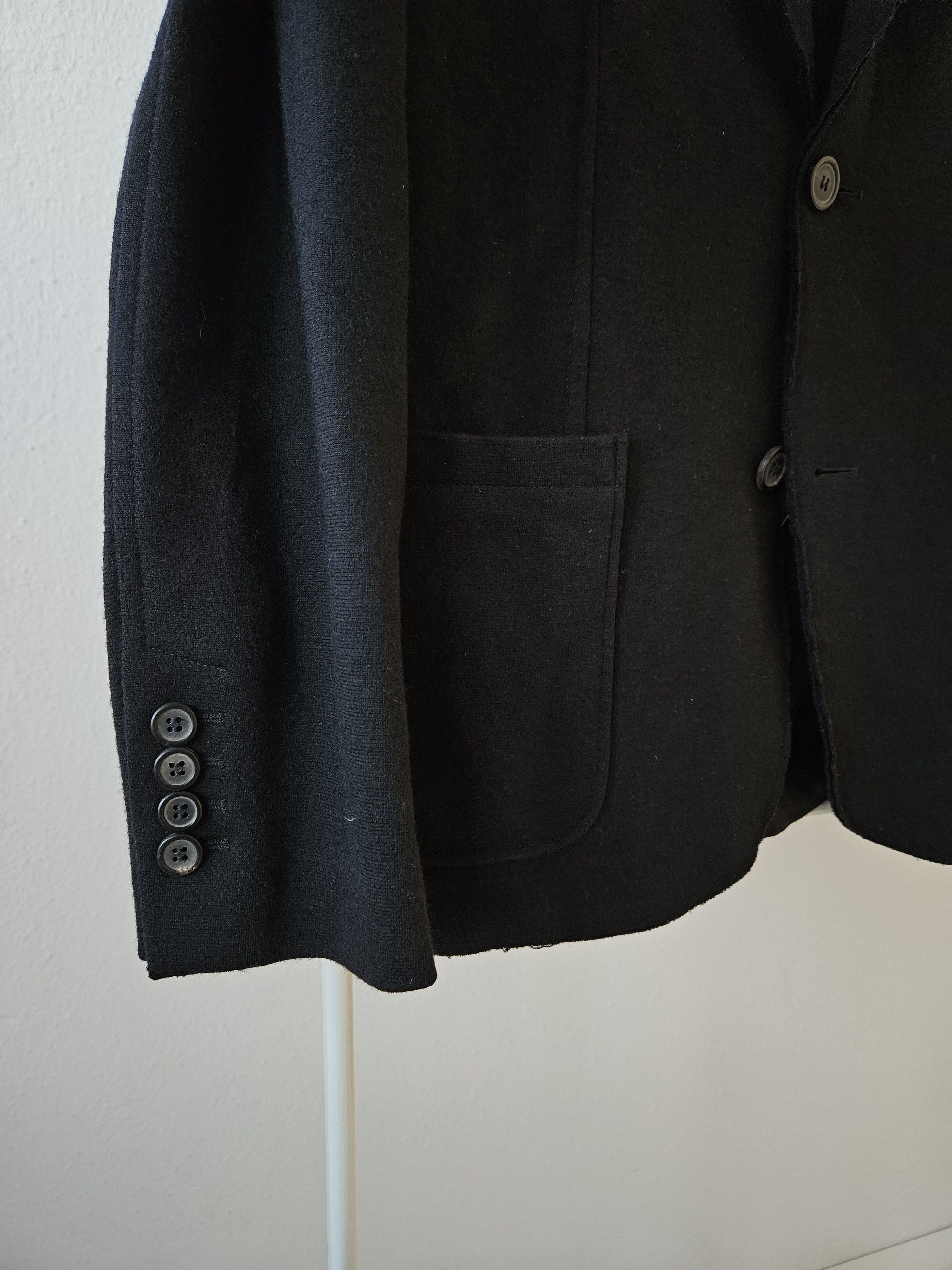 Lanvin Lanvin quarter-lined wool raw edge blazer Size 48R - 5 Thumbnail