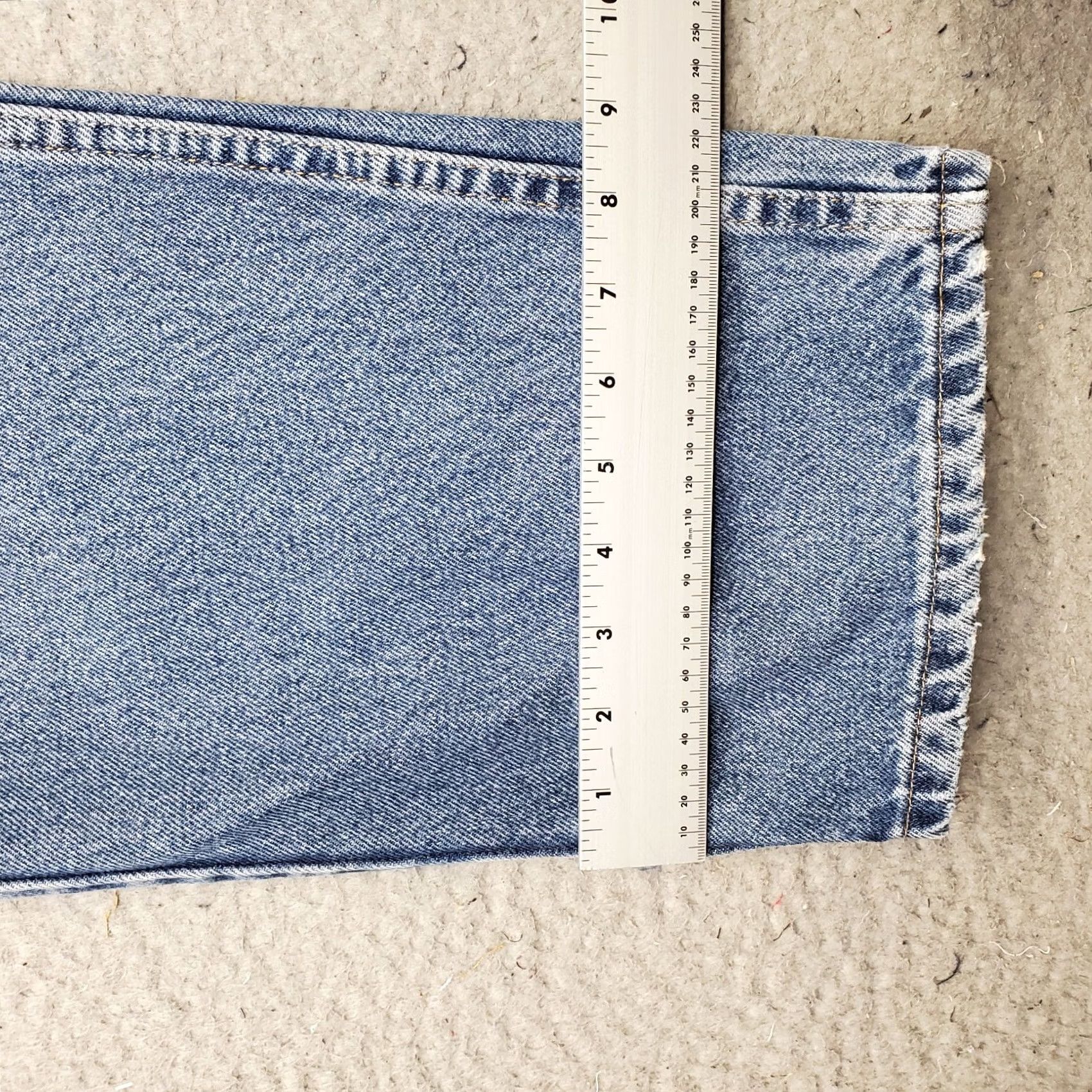 Wrangler Wrangler Jeans Mens 35x30 Blue Premium Denim Relaxed 5-Pocket Straight Leg Size US 35 - 5 Thumbnail