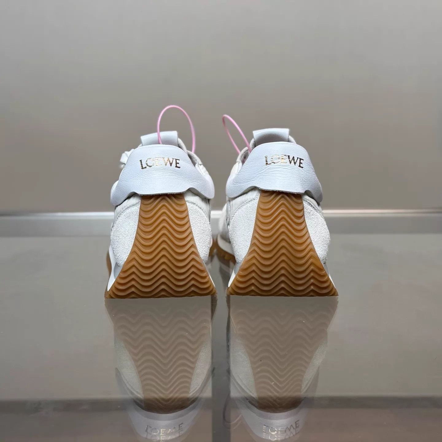 Loewe Loewe Runner Gray White Decon Sneakers Size 39 99 Size US 8.5 / IT 38.5 - 3 Thumbnail