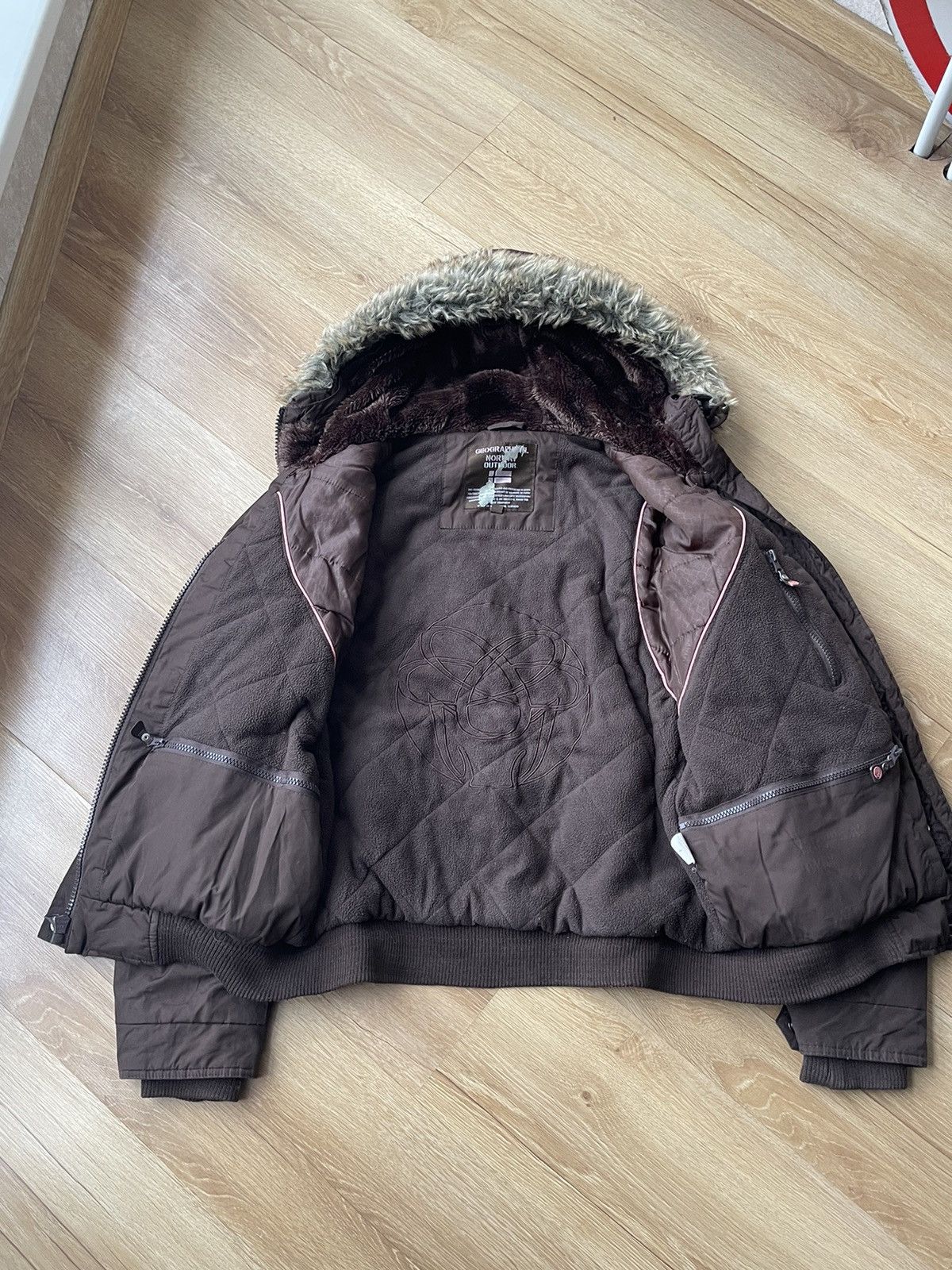 If Six Was Nine Vintage Fur Multi Pocket Bomber Jacket LGB Style Size US L / EU 52-54 / 3 - 17 Thumbnail