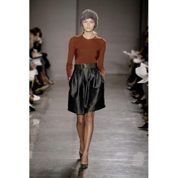 Proenza Schouler Proenza Schouler AW2005 Silk Brocade Box Pleat Skirt – Size Size 25" / US 0 / IT 36 - 1 Thumbnail