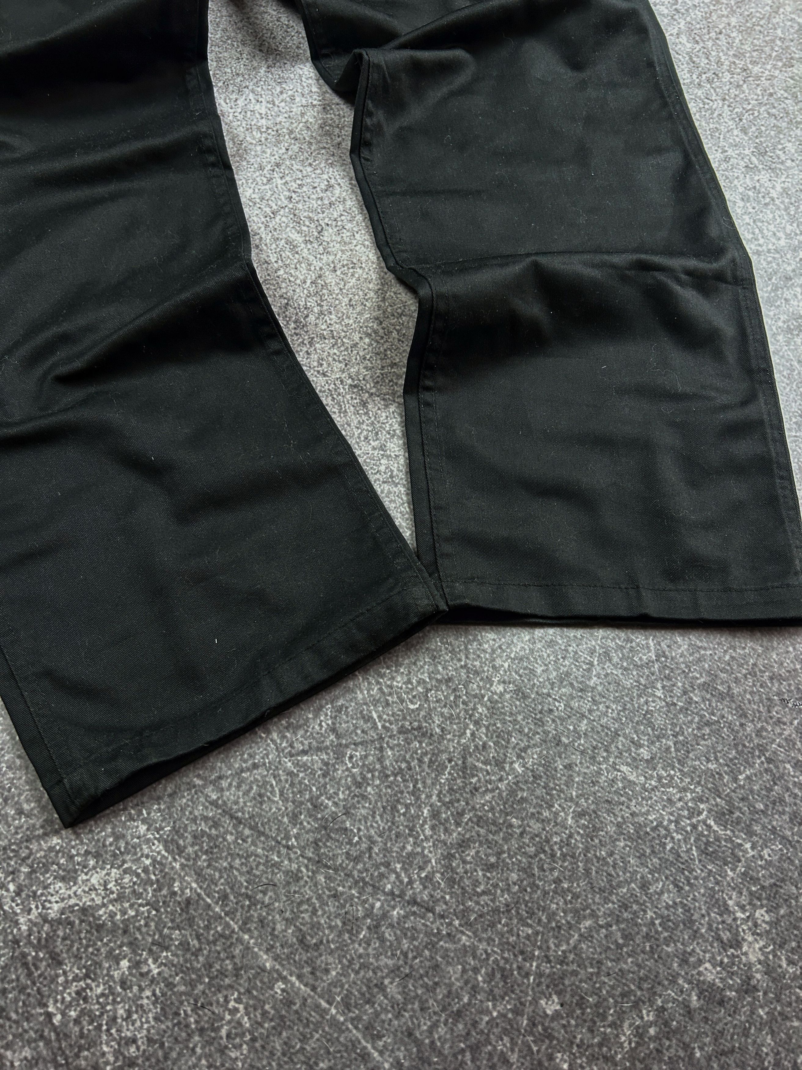 Vintage VTG Balenciaga Rick Owens Style Black Cargo Jeans 90s Y2K Size US 32 / EU 48 - 4 Thumbnail