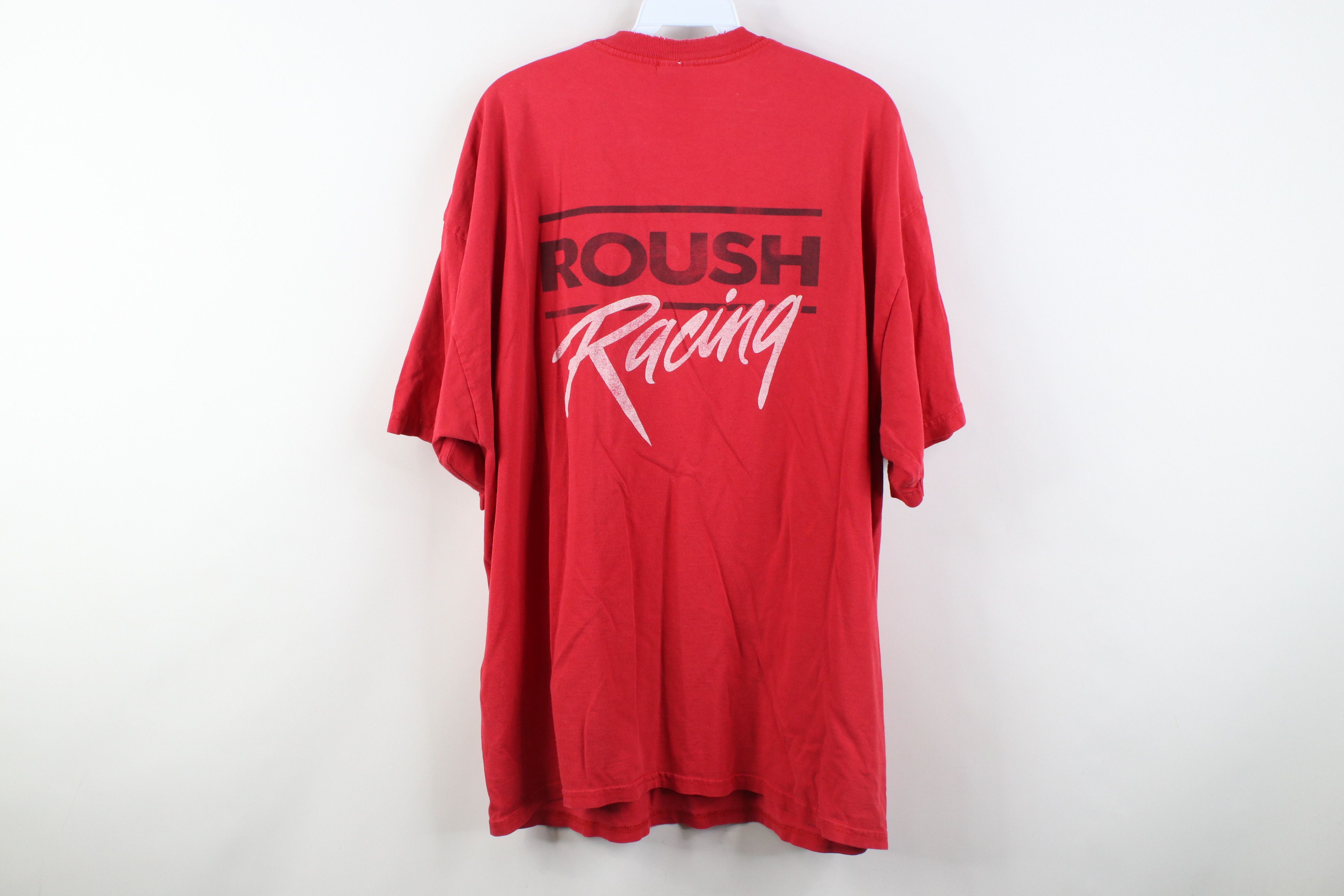 Vintage Vintage Roush Racing Tool Warehouse Short Sleeve T-Shirt Red Size US XXL / EU 58 / 5 - 13 Thumbnail