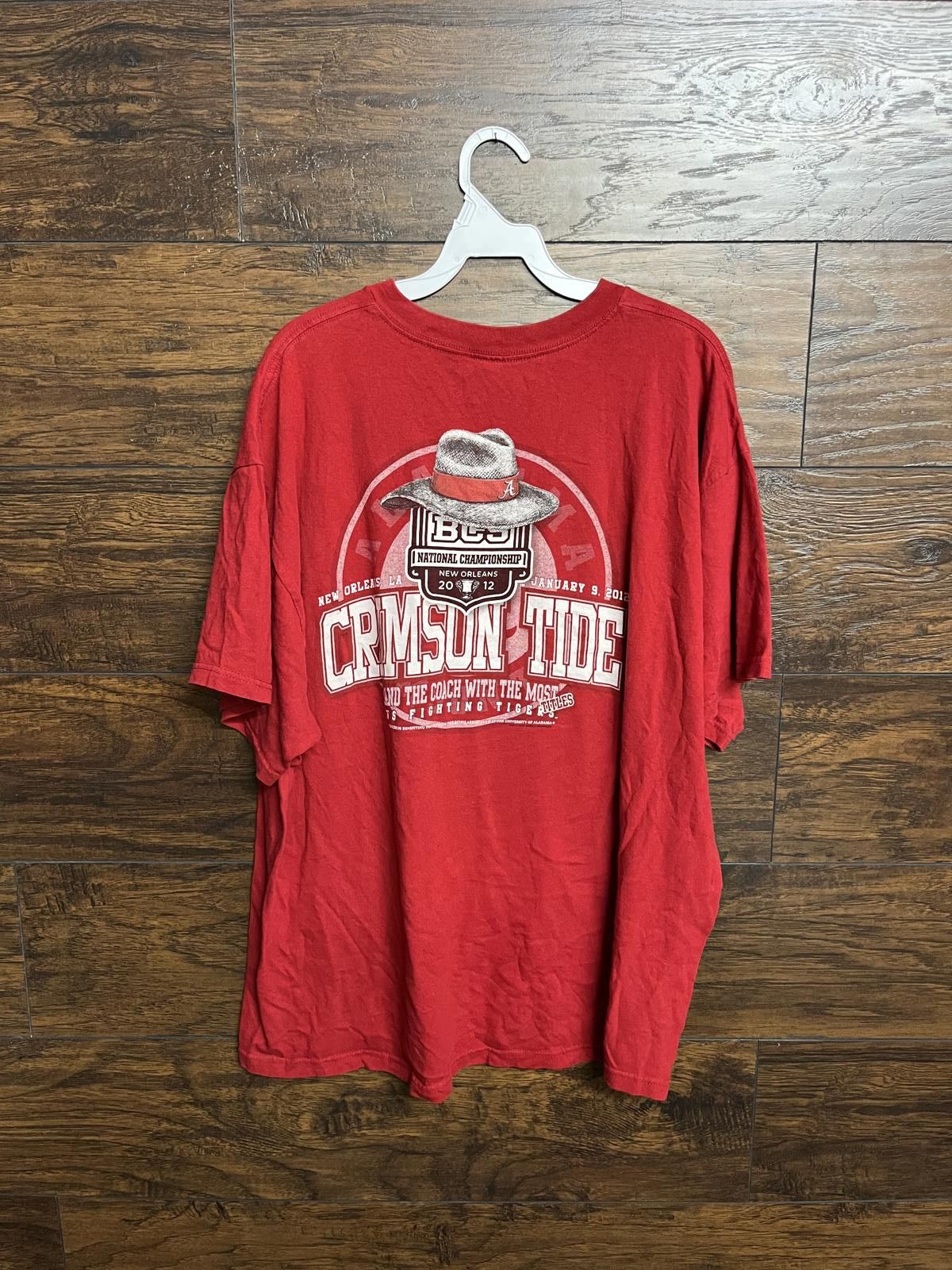 Delta Alabama Crimson Tide Tee - BSC Championship 2012 T-shirt 2XL Size US XXL / EU 58 / 5 - 1 Thumbnail