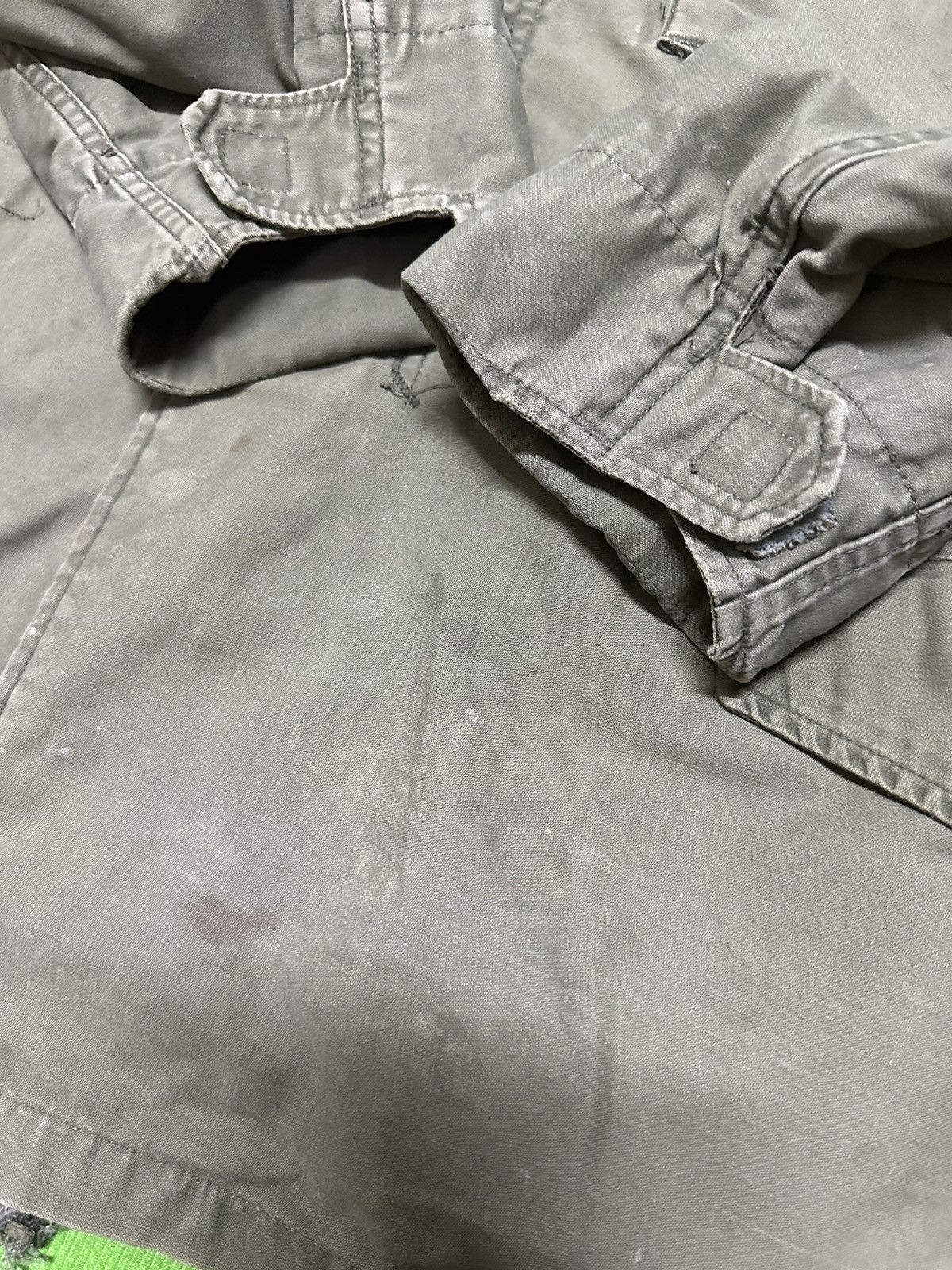 Vintage Vtg 60s M65 Field jacket distressed Size US L / EU 52-54 / 3 - 7 Thumbnail