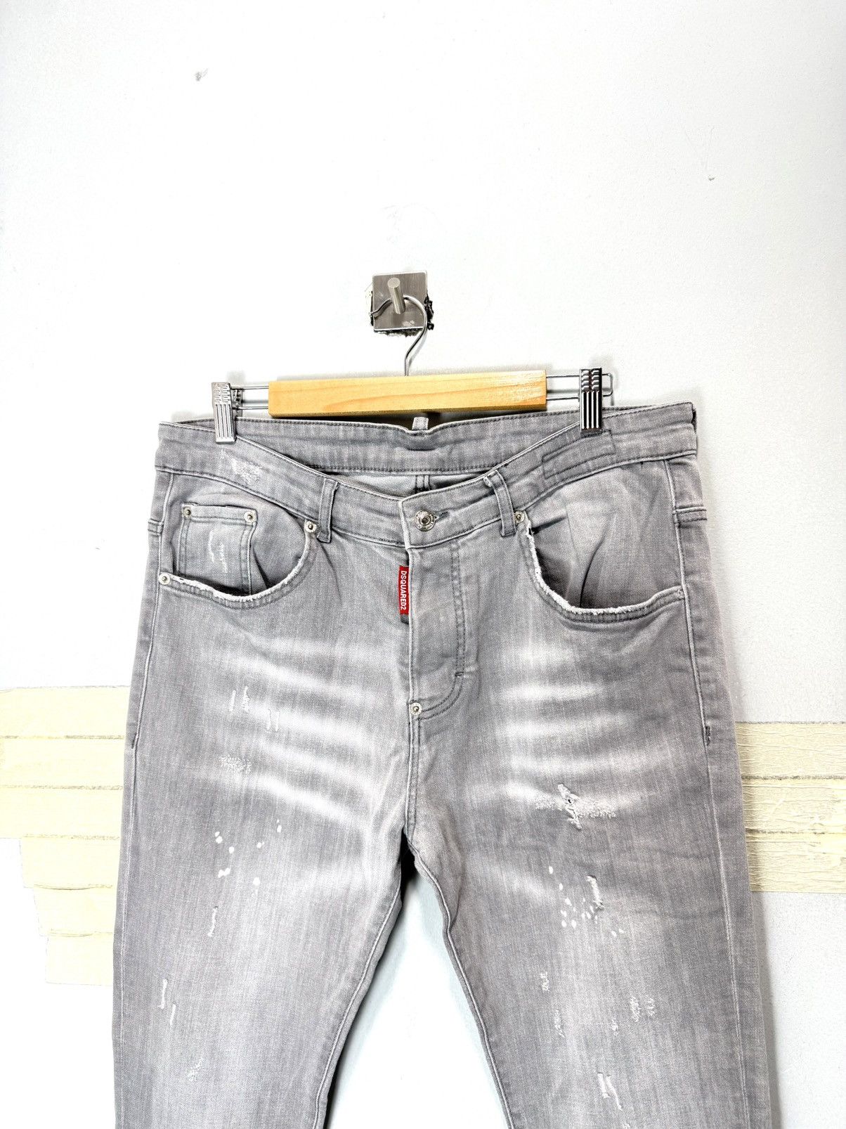 Dsquared2 Dsquared2 Pants Gray Denim Pants Jeans Drip Drill Size US 34 / EU 50 - 3 Thumbnail