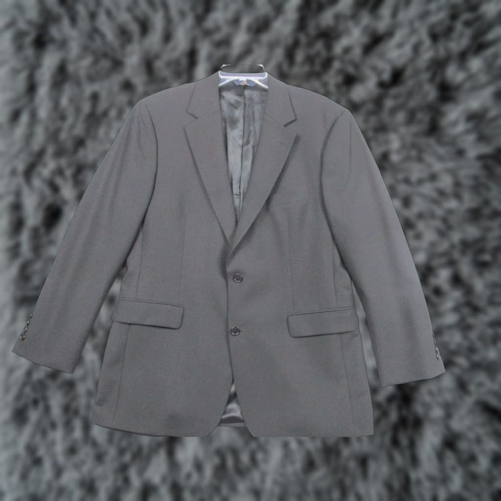 Brooks Brothers Brooks Brothers Blazer Jacket Mens 2 Button Notch Gray 42R Wool Stretch Regular Size 42R - 1 Thumbnail