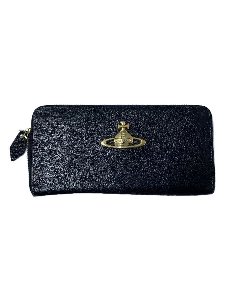 Vivienne Westwood Vivienne Westwood Plain Lthr Long Wallet Black Size ONE SIZE - 1 Thumbnail