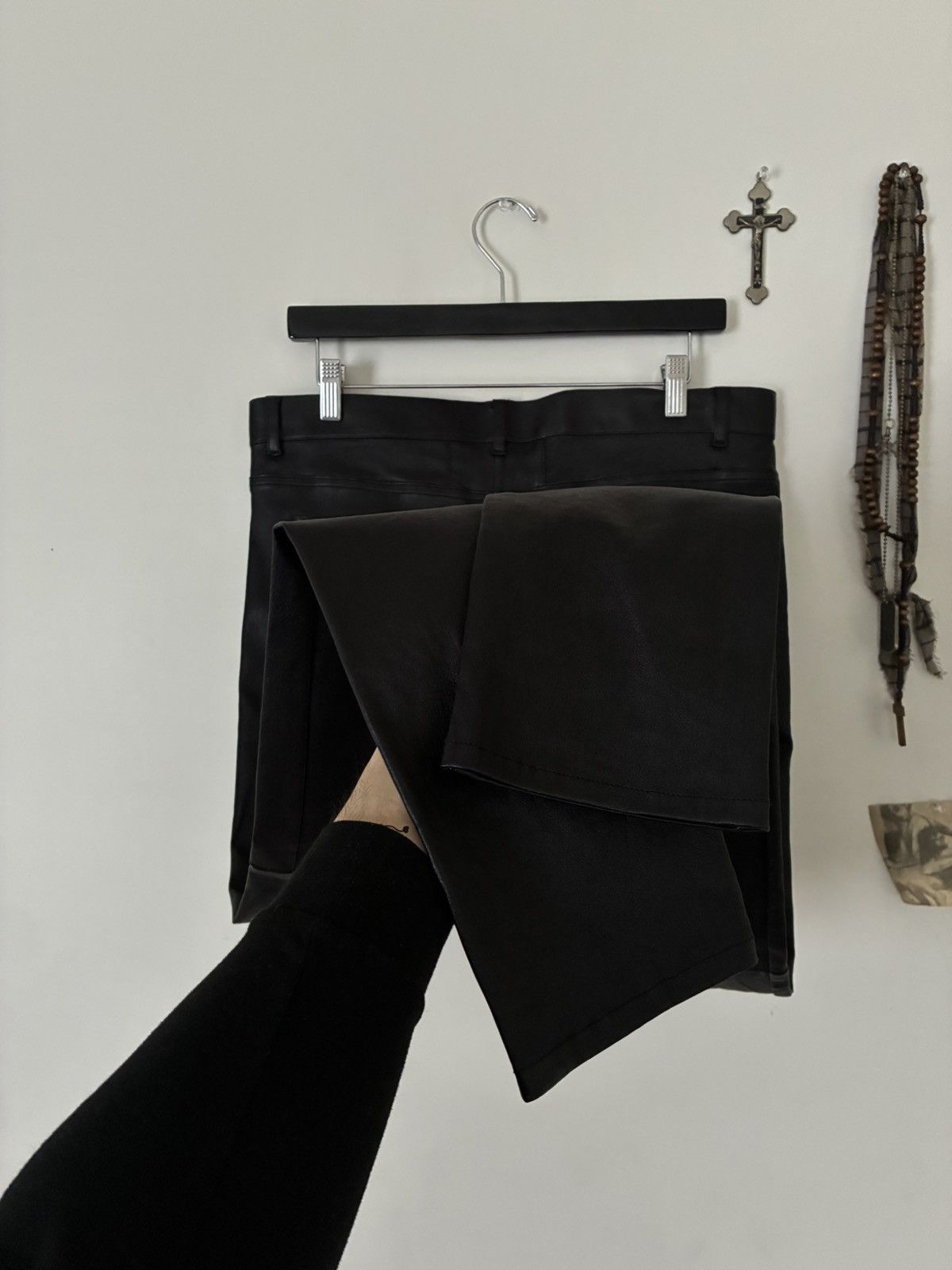 Saint Laurent Paris Saint Laurent Paris SS13 Leather Pants Size US 34 / EU 50 - 9 Thumbnail