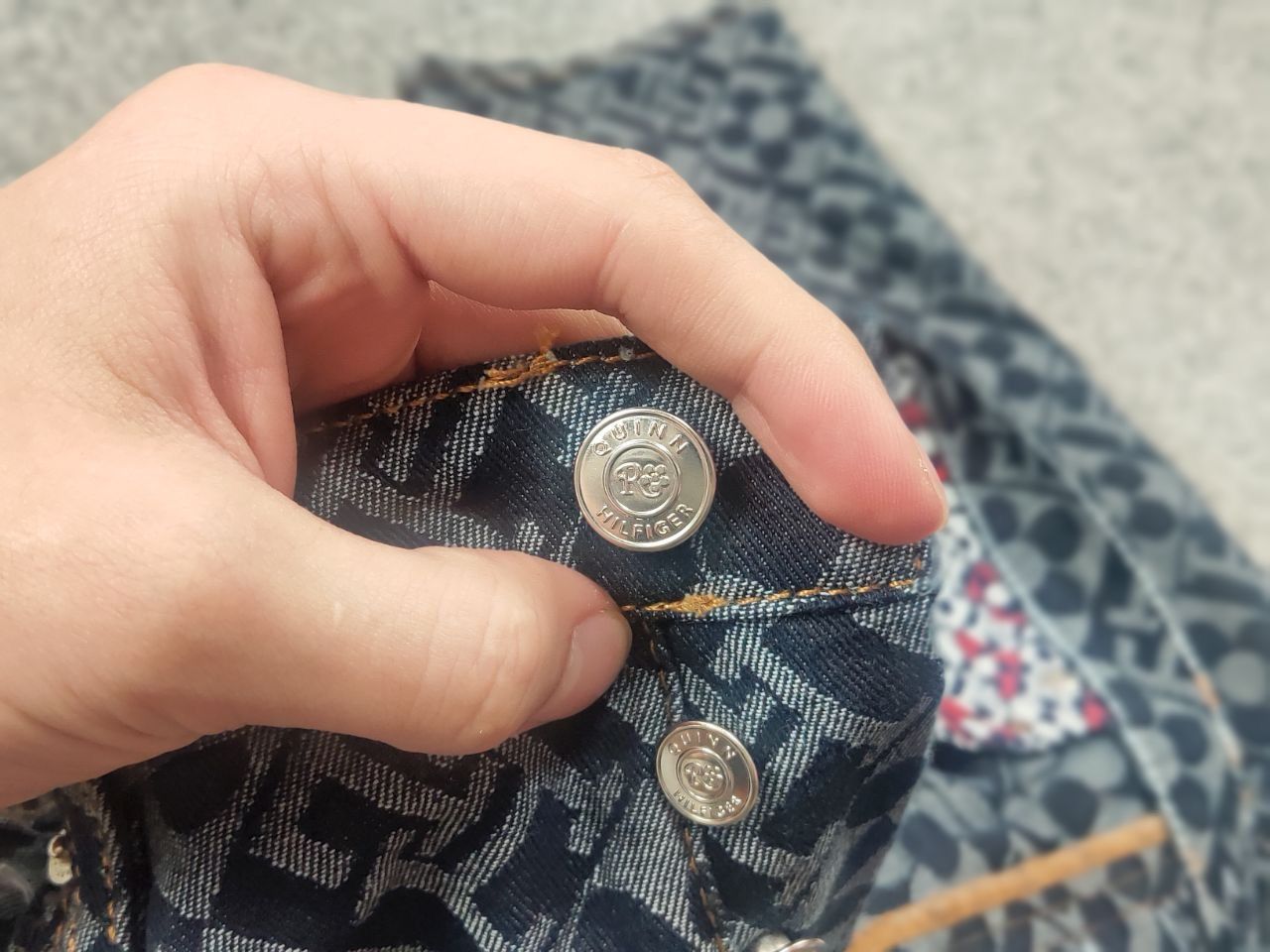 Tommy Hilfiger Richard Quinn Tommy Hilfiger Monogram jacquard Denim Jeans Size US 32 / EU 48 - 9 Thumbnail