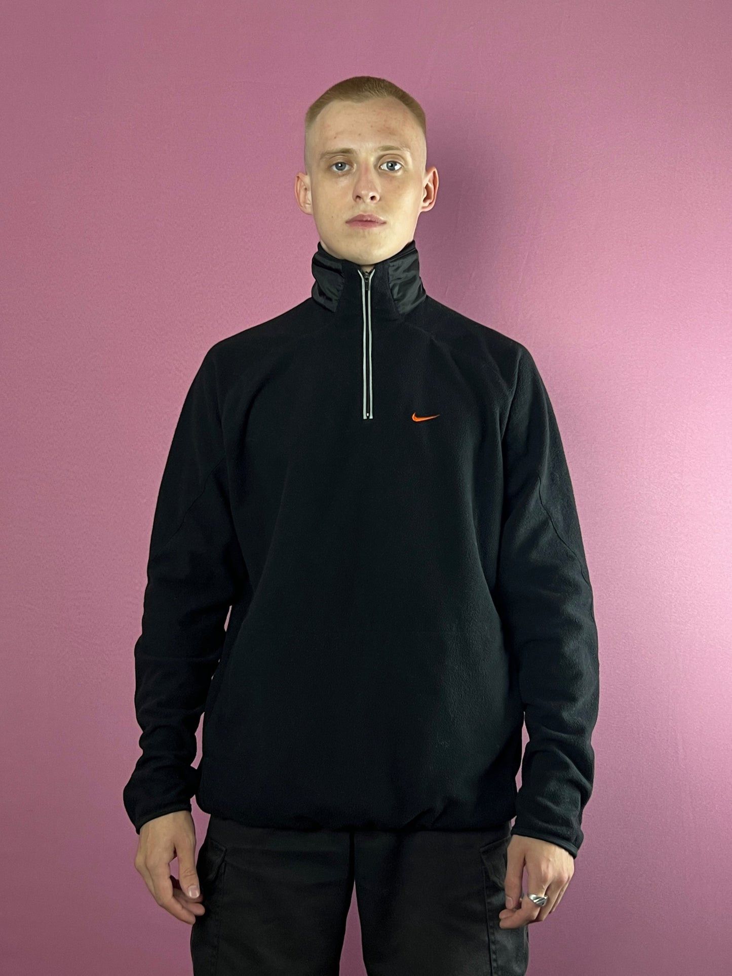 Nike Y2K Nike Vintage Men's Quarter Zip Fleece Sweatshirt - M Size US M / EU 48-50 / 2 - 2 Thumbnail