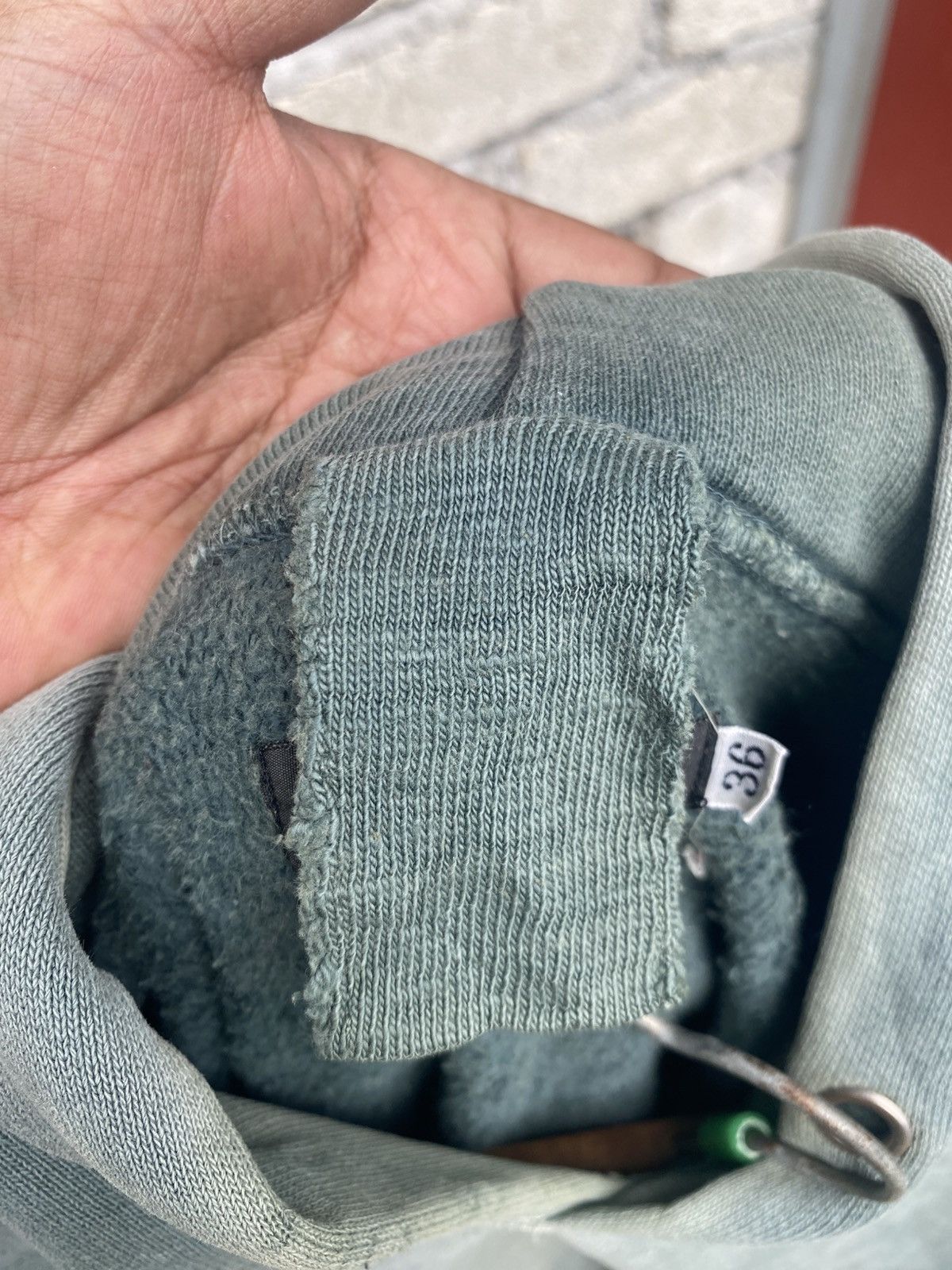 Japanese Brand Distressed dan sun faded vintage fullcount hoodie Size US L / EU 52-54 / 3 - 8 Thumbnail
