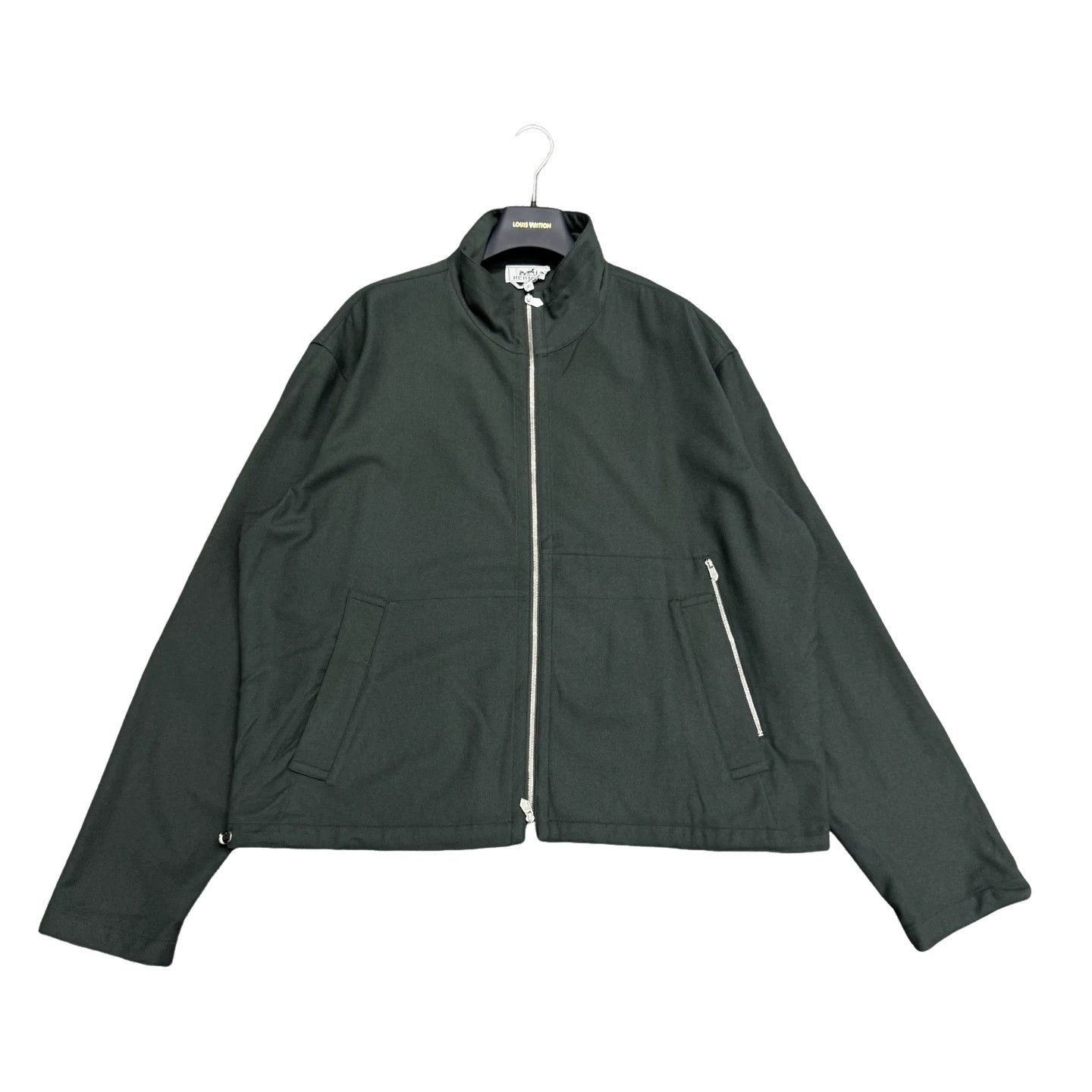 Hermes Hermes Wool Zip Jacket Size L Size US L / EU 52-54 / 3 - 1 Thumbnail