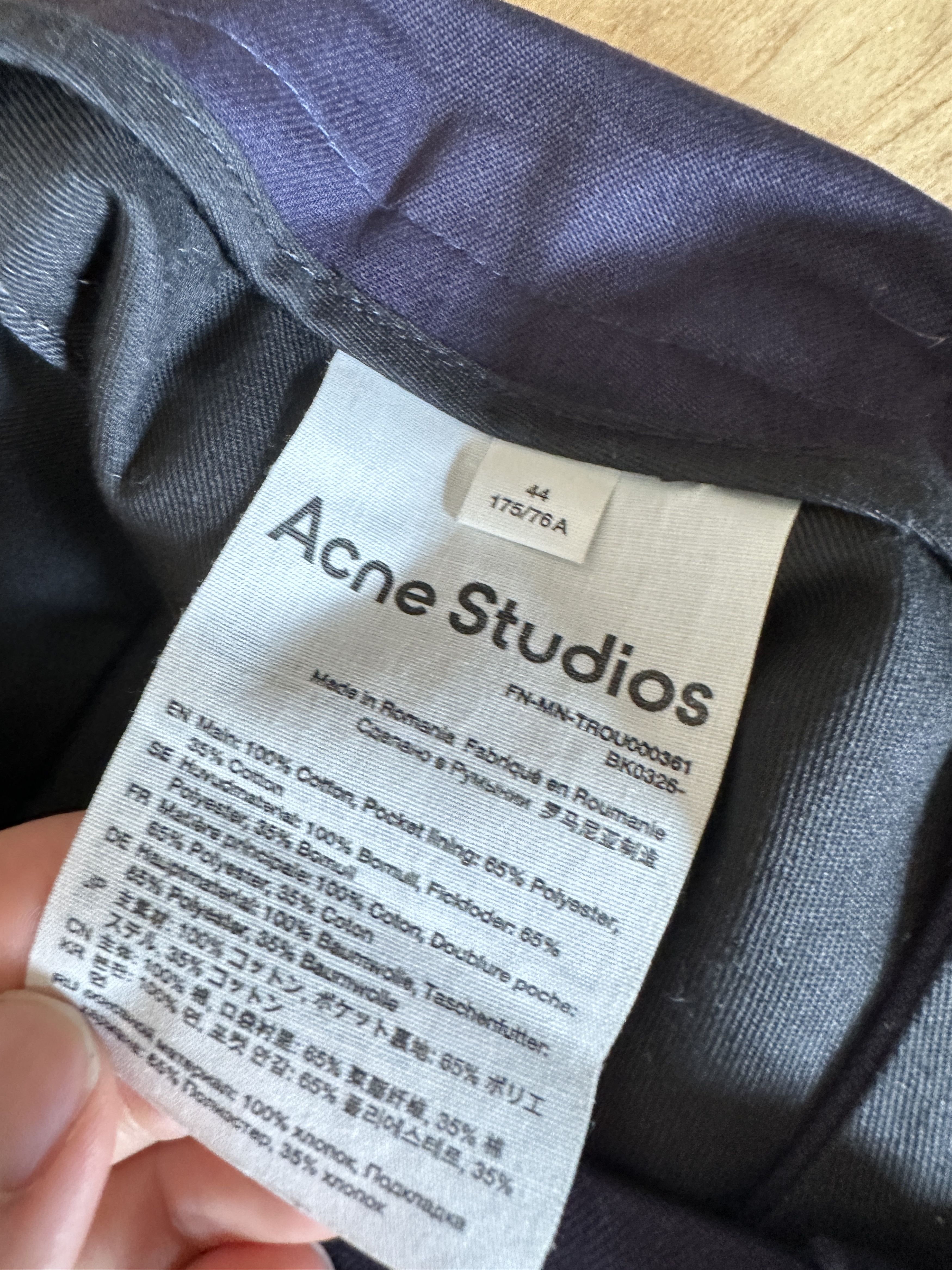 Acne Studios Acne Studios Pleated Trousers Size US 30 / EU 46 - 4 Thumbnail
