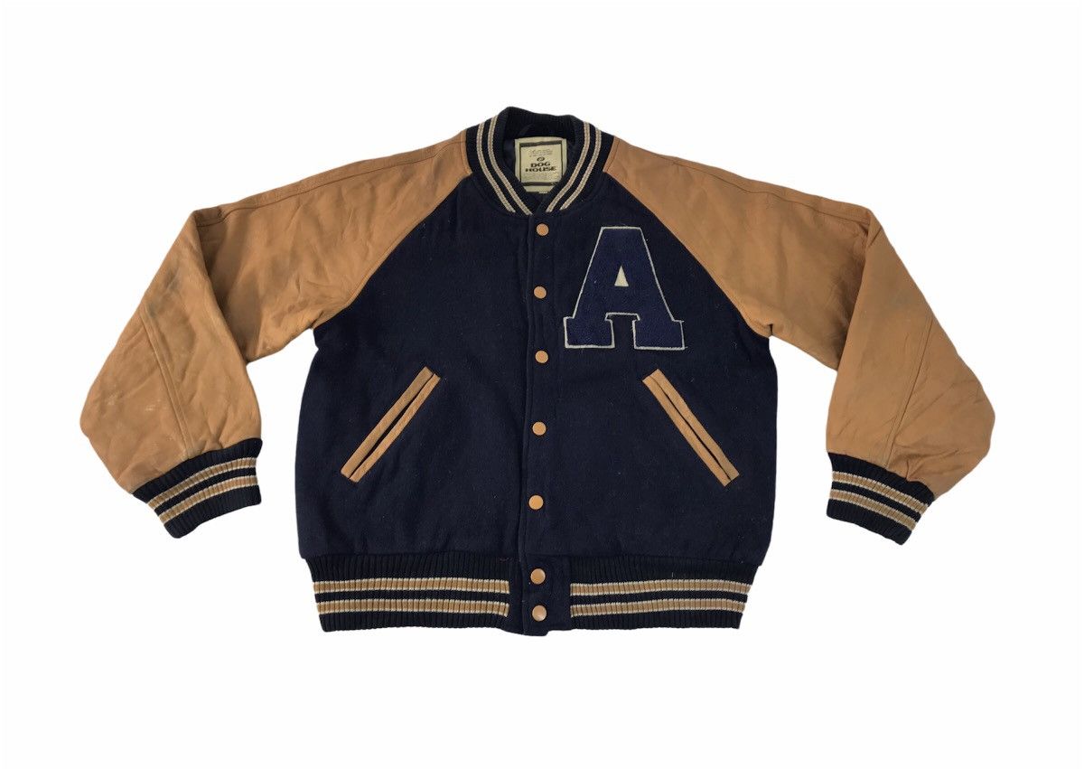 Genuine Leather Dog House Griffey 24 Simple Varsity Jacket Leather Sleeve Size US L / EU 52-54 / 3 - 1 Thumbnail