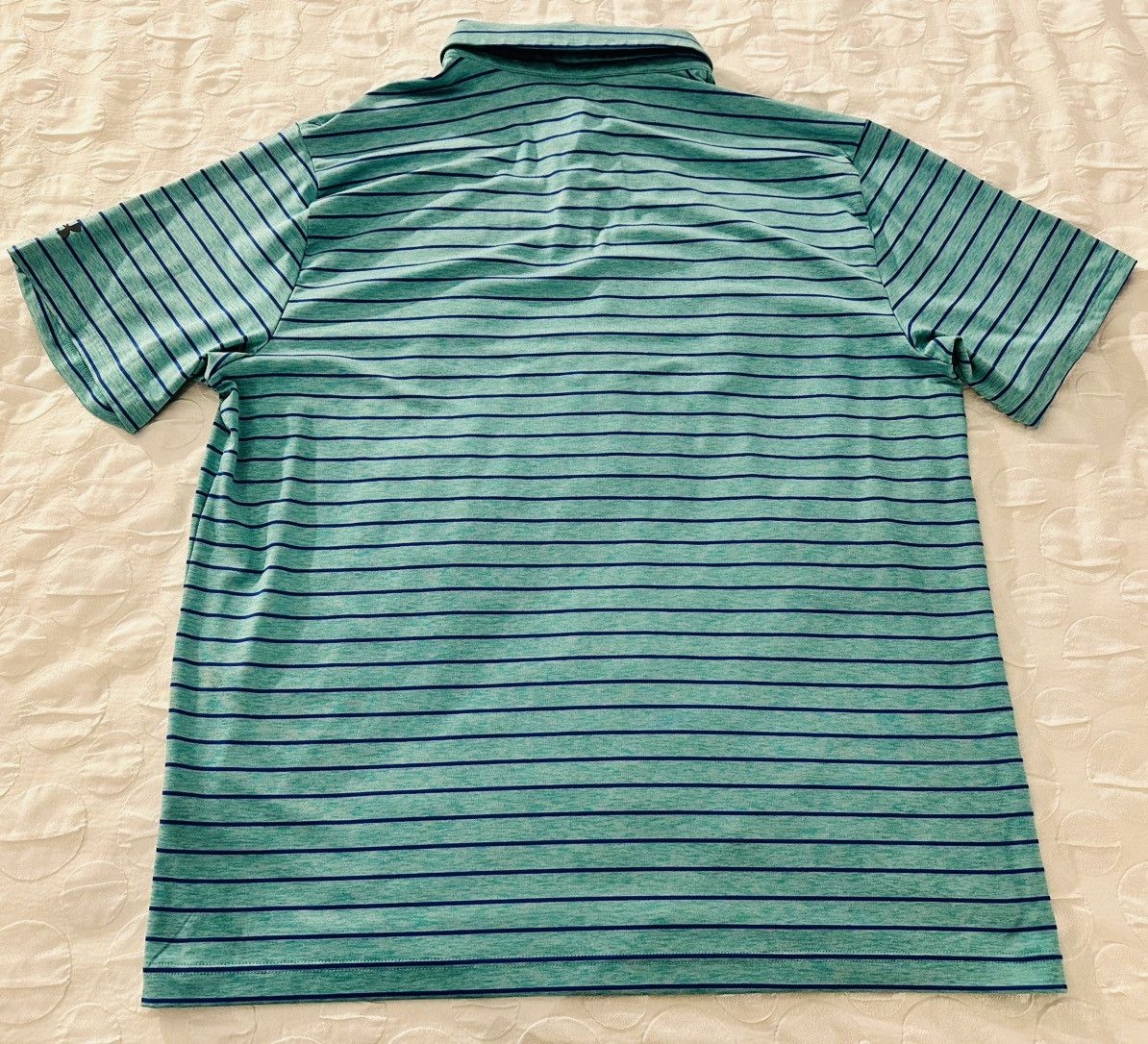 Under Armour UNDER ARMOUR Striped Performance Playoff Polo Teal & Purple Size US XXL / EU 58 / 5 - 3 Thumbnail