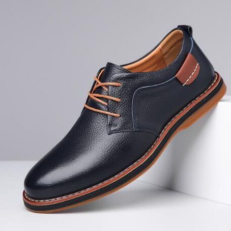 Designer Men's Fashion British Round Toe Lace Up Sport Shoes Casual Size US 11 / EU 44 - 3 Thumbnail