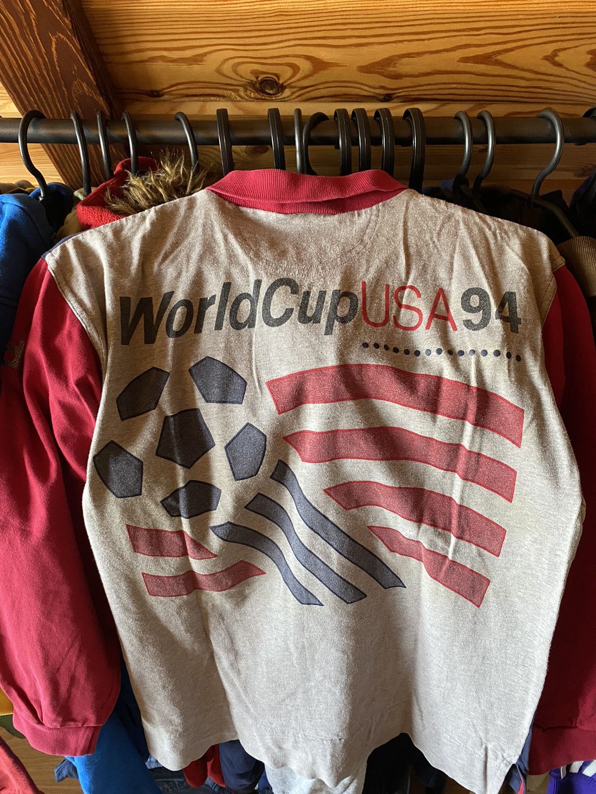Adidas Vintage Adidas 1994 WorldCupUsa 94 LongSleeve Regby Rare SzS Size US S / EU 44-46 / 1 - 2 Thumbnail