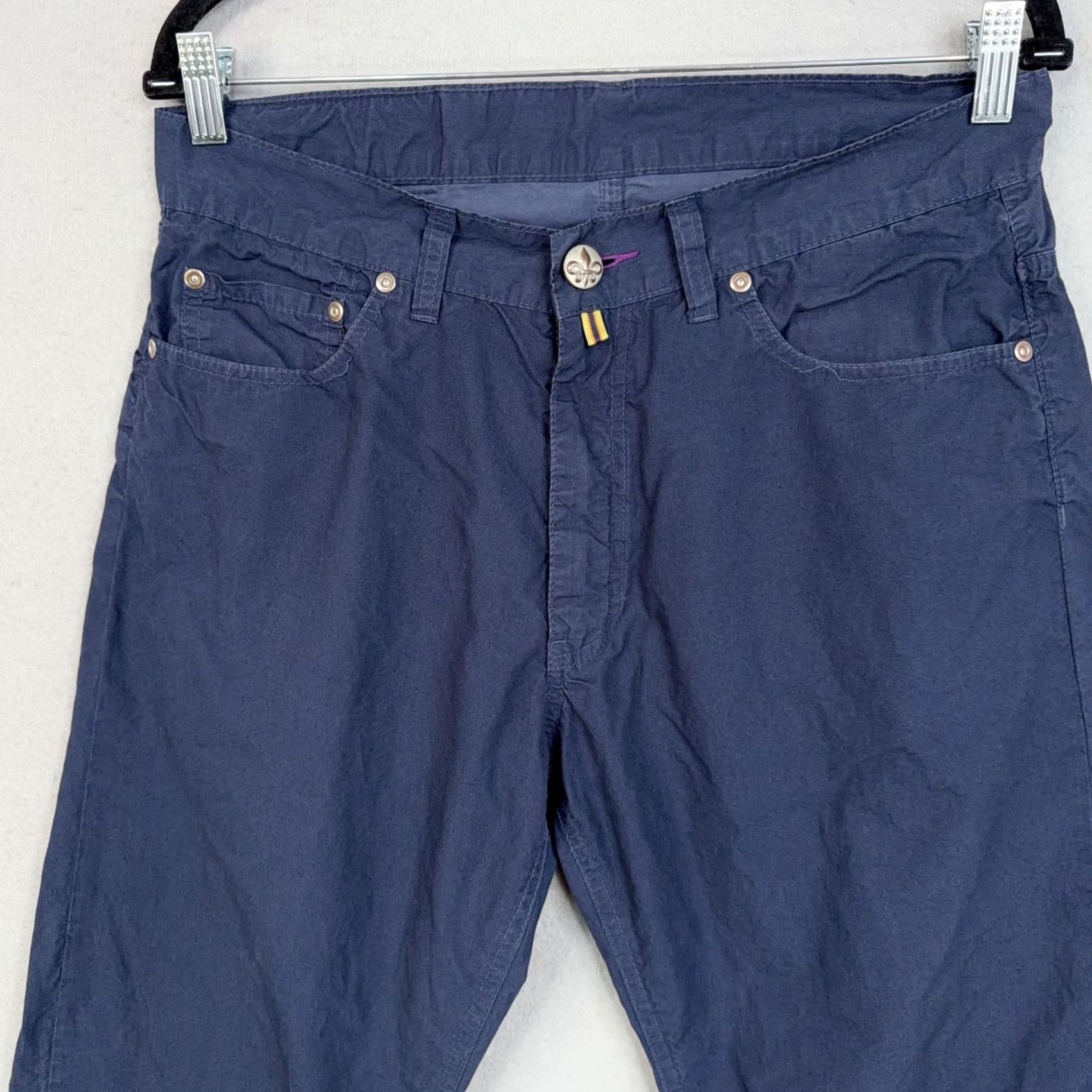 Vintage Scott James Pants Mens 32 Blue Cotton Chino 5 Pocket Lightweight Cropped Size US 32 / EU 48 - 2 Thumbnail