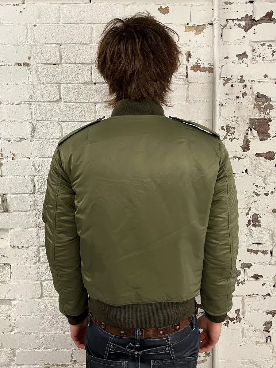 Saint Laurent Paris FW2013 Saint Laurent Khaki Nylon Cargo Bomber Jacket Size US S / EU 44-46 / 1 - 3 Thumbnail