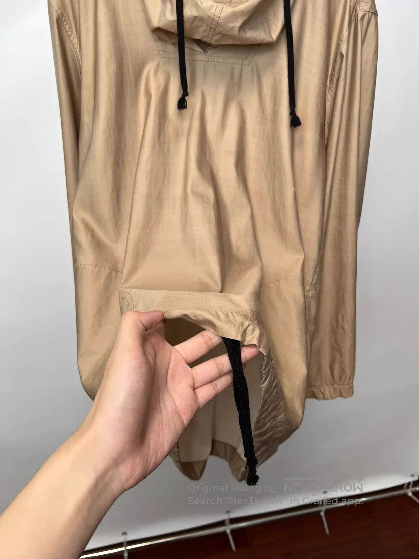 Dries Van Noten Beige Hooded Light Jacket Size M. Size US M / EU 48-50 / 2 - 6 Thumbnail