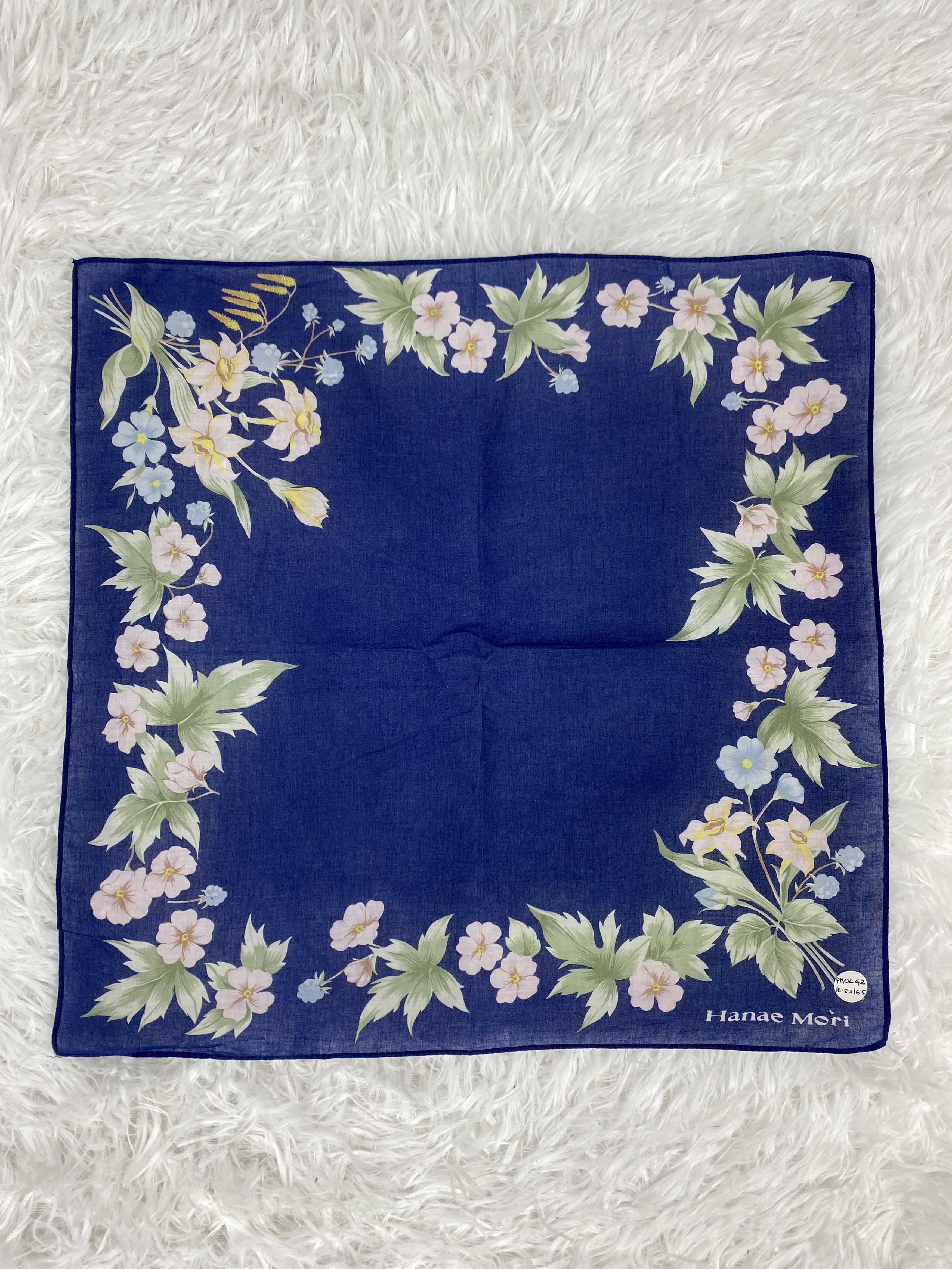 Hanae Mori Vintage Hanae Mori Handkerchief Neckerchief PH0242 Size ONE SIZE - 3 Thumbnail