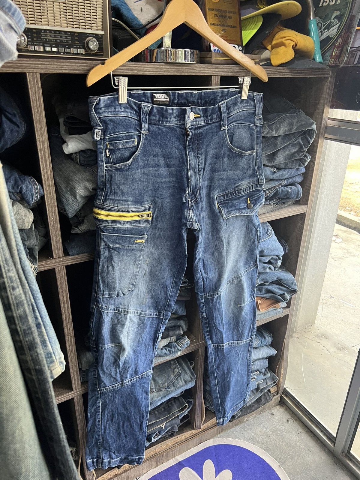 Other 🔥Toraichi Skinny Cargo Distressed Denim Size US 34 / EU 50 - 3 Thumbnail