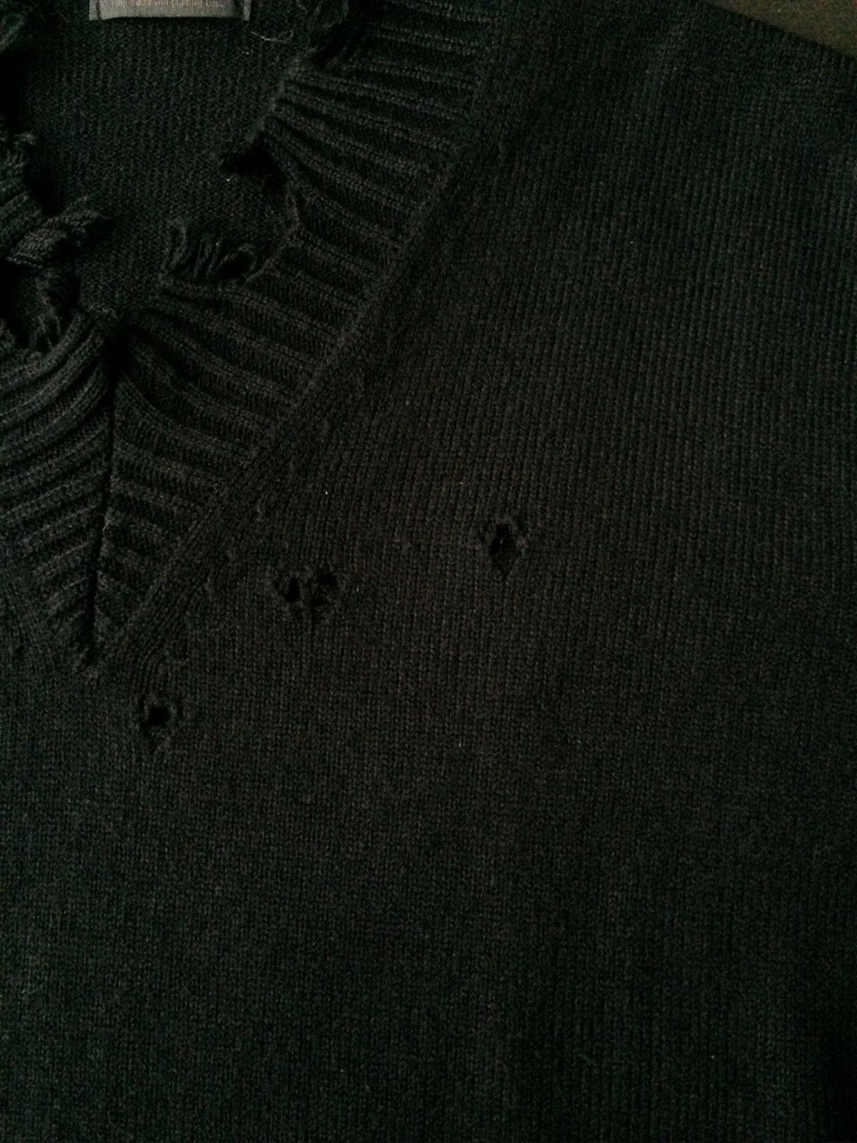 Yohji Yamamoto Yohji Yamamoto S’yte Distressed Sweater Size US L / EU 52-54 / 3 - 5 Thumbnail
