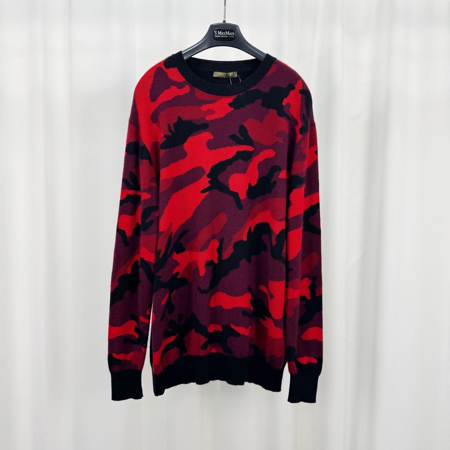 Valentino Valentino Camouflage Stud Wool Knit Sweater Size US XXL / EU 58 / 5 - 1 Thumbnail