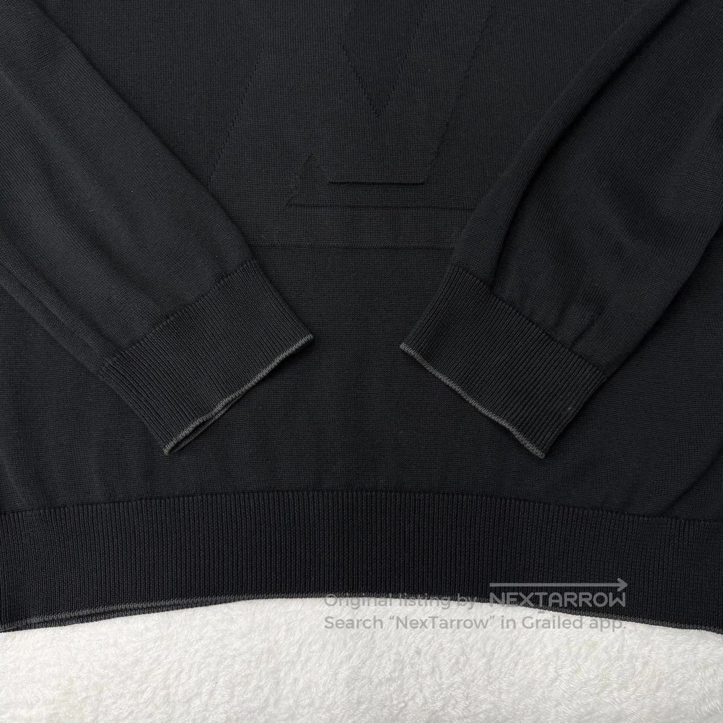 Louis Vuitton LV Black 3D Logo Knitted Hoodie. Size US L / EU 52-54 / 3 - 2 Thumbnail