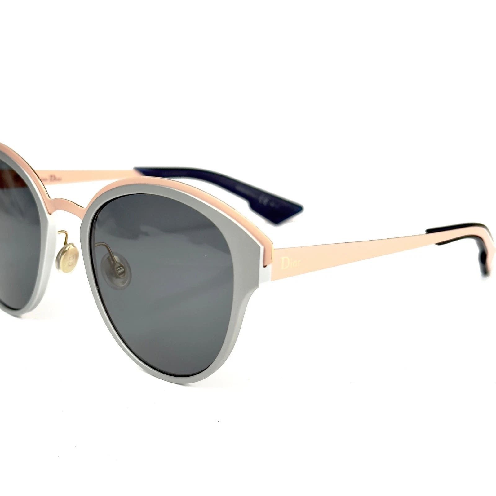Christian Dior Monsieur CHRISTIAN DIOR SUN Grey Peach Fashion Sunglasses DIORSUN Size ONE SIZE - 4 Thumbnail