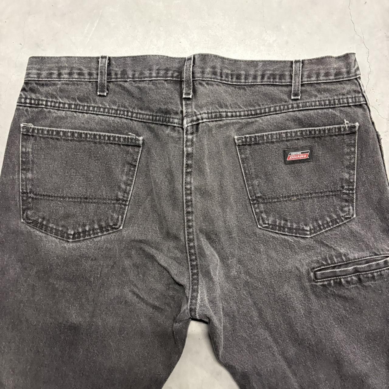 Dickies Crazy Vintage Y2K/2000s Super Baggy Wideleg Dickies Black Skater Style Denim Jeans! Size US 38 / EU 54 - 6 Thumbnail
