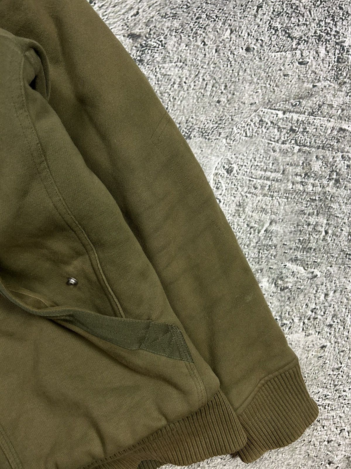 Diesel × Vintage Diesel vintage khaki zip hoodie teddy fur Y2K Japanese Size US XL / EU 56 / 4 - 5 Thumbnail