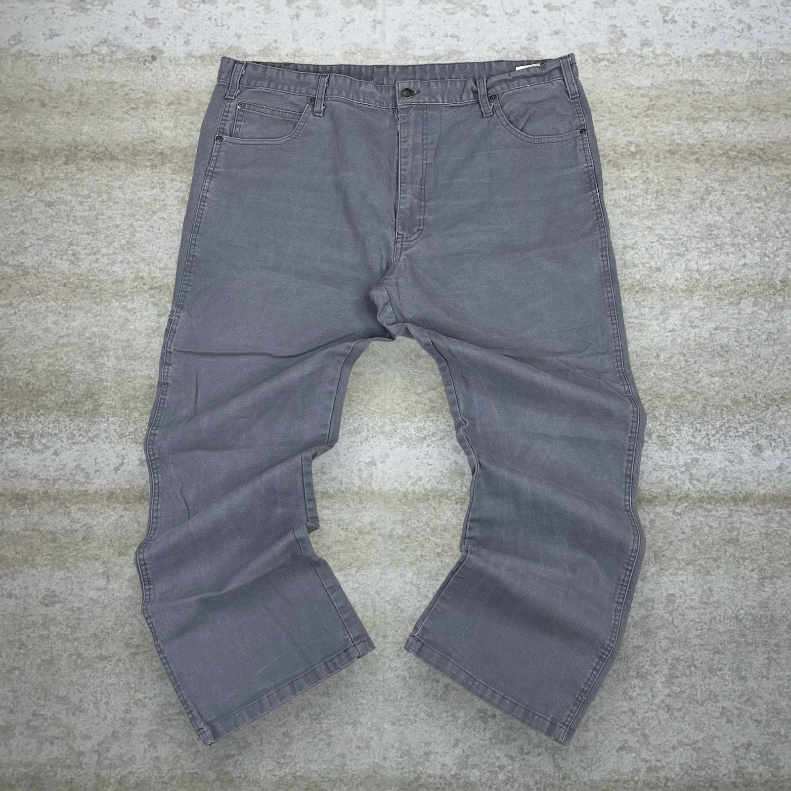 Dickies Vintage 90s Dickies Carpenter Pants 40x30 Baggy Grey Canvas Size US 40 / EU 56 - 2 Thumbnail