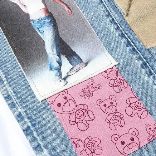 Japanese Brand jeans Patch Design Pants Size US 36 / EU 52 - 3 Thumbnail