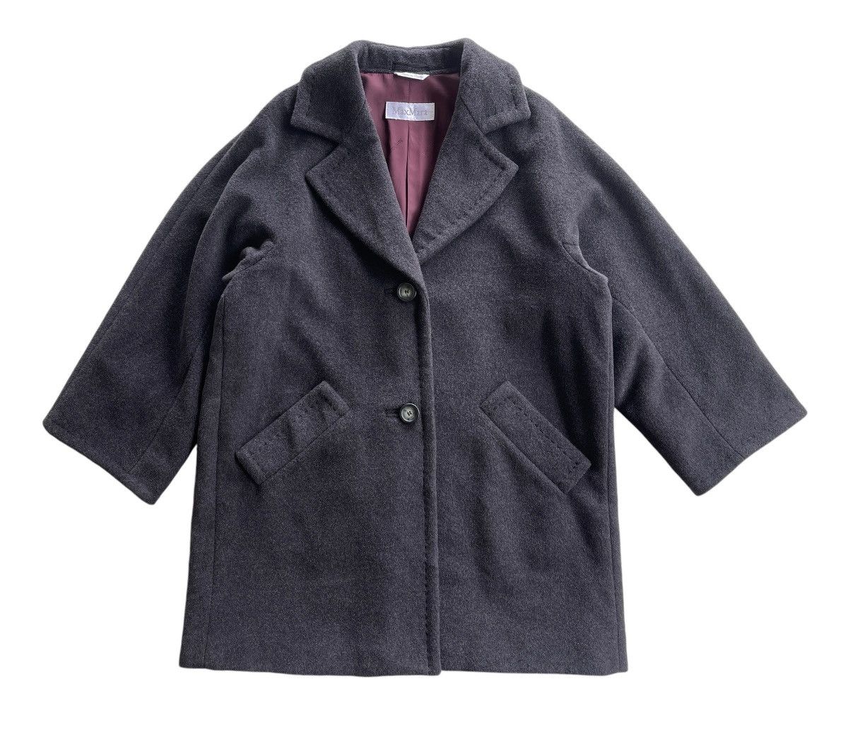 Max Mara Max Mara Mohair Baggy Coat Size M / US 6-8 / IT 42-44 - 2 Thumbnail