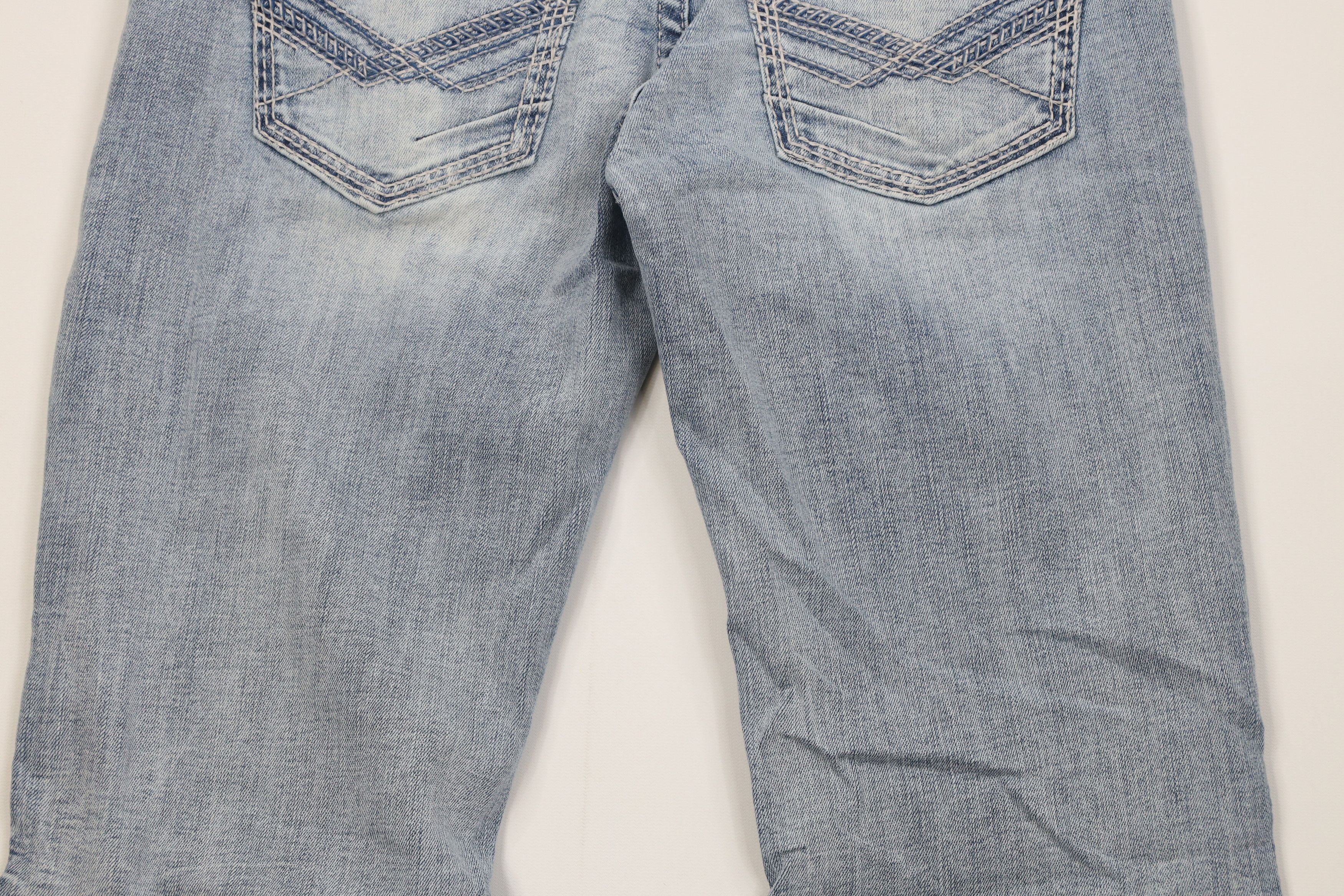 Vintage Buckle BKE Stretch Jake Bootcut Denim Jeans Light Wash Size US 28 / EU 44 - 11 Thumbnail