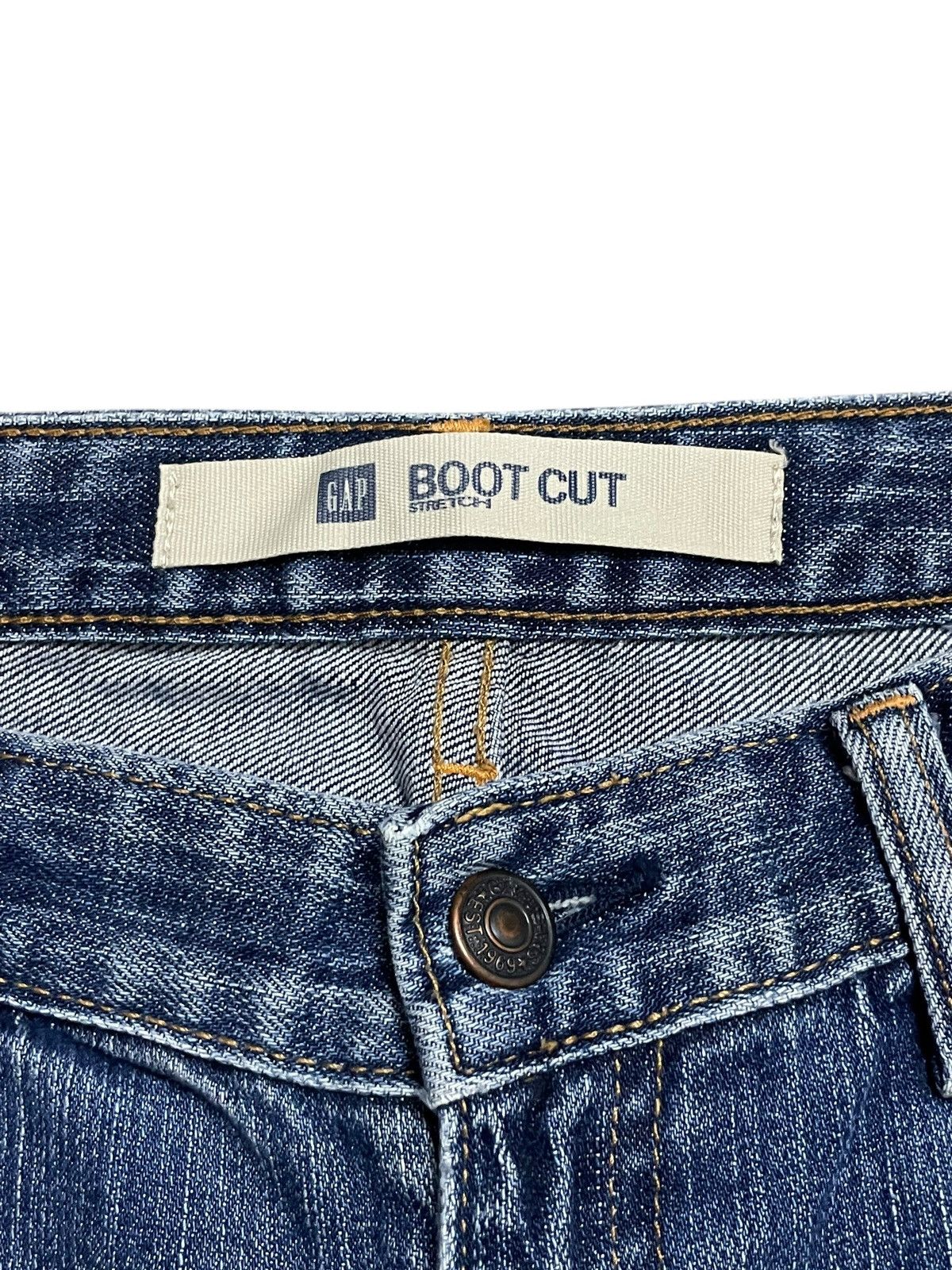 Gap × Yeezy Vintage Y2K Gap Bootcut Strech Denim Blue Washed Jeans Size 30" / US 8 / IT 44 - 11 Thumbnail