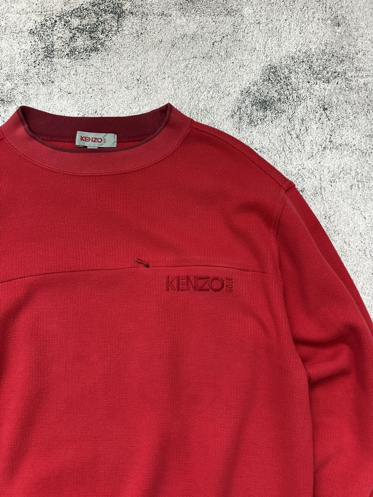 Kenzo Kenzo Golf Sweatshirt Embroidered Logo Red Japan Fit Size US M / EU 48-50 / 2 - 6 Thumbnail