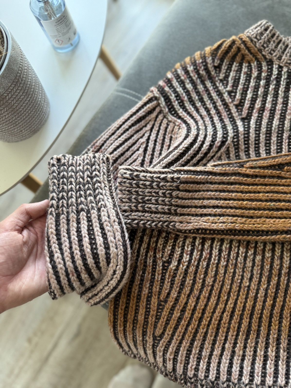 Acne Studios Ribbed Gradient Knit Sweater Size S / US 4 / IT 40 - 13 Thumbnail