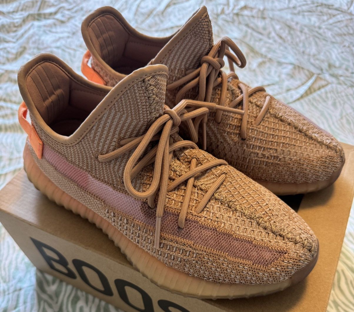 Yeezy Adidas Yeezy Size 8 Boost 350 V2 Clay Men Used EG7490 Size US 8 / EU 41 - 1 Thumbnail