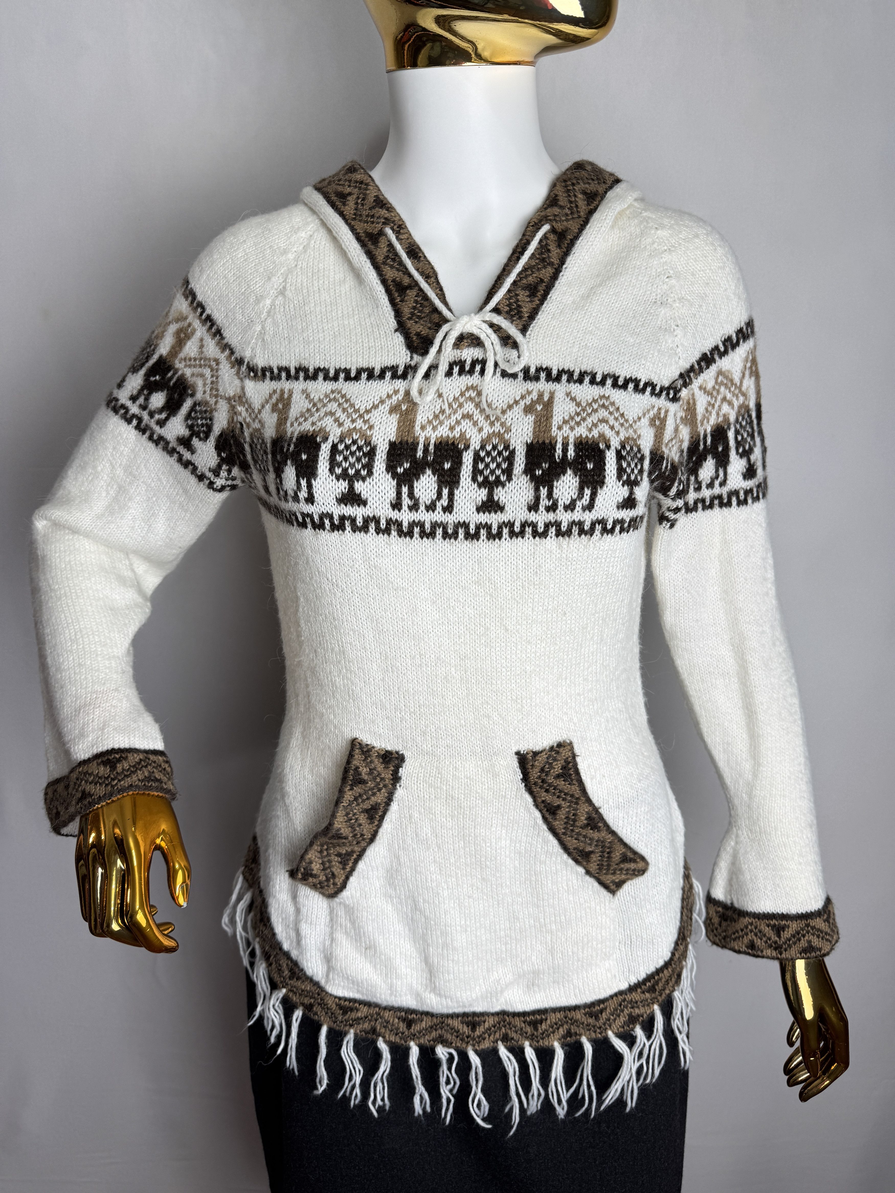Handmade × Other Women’s alpaca hoodie Size XS / US 0-2 / IT 36-38 - 1 Thumbnail
