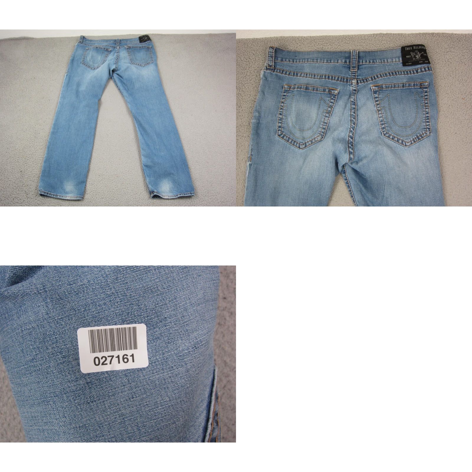 True Religion True Religion Geno Jeans Mens 40x33 Denim Straight Relaxed W 40 L 33 Blue 90s Vintage? Size US 40 / EU 56 - 10 Thumbnail