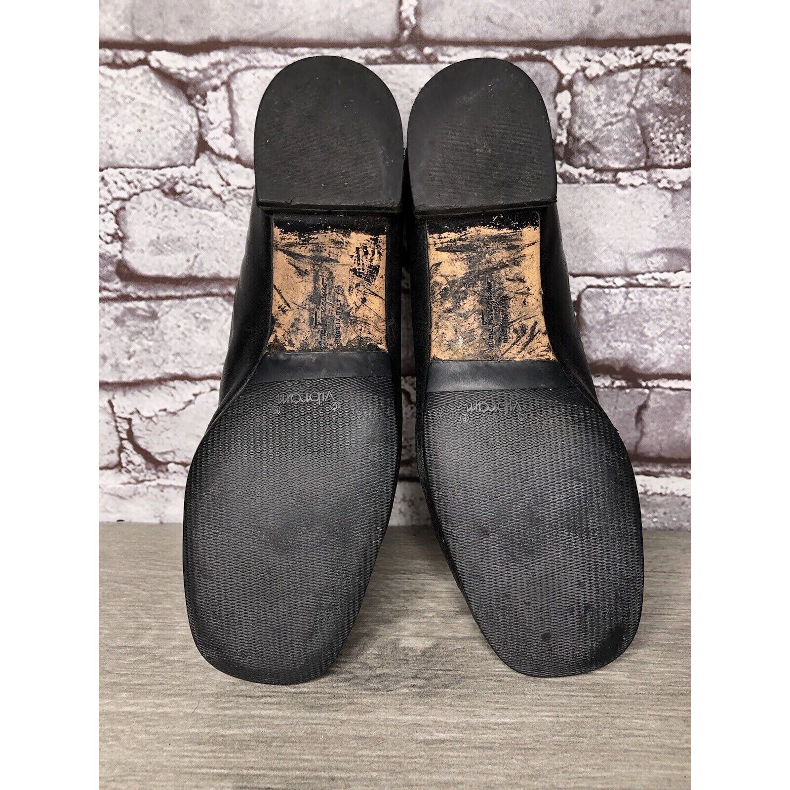 Salvatore Ferragamo Salvatore Ferragamo Black Leather Logo Slip On Loafer Shoes Size US 6 / IT 36 - 13 Thumbnail