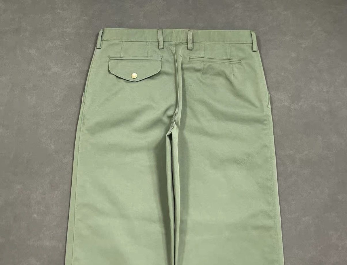 Kolor Kolor Junichi Abe Army Green Cropped Casual Pants J16 Size US 32 / EU 48 - 4 Thumbnail