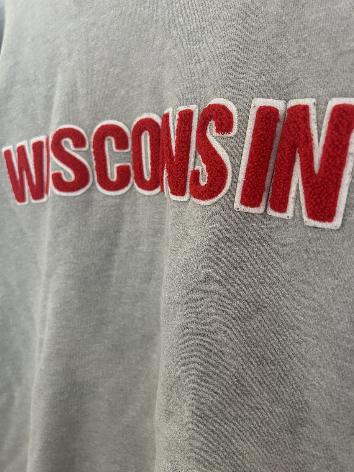 Richardson WISCONSIN puff lettering sweater Size US L / EU 52-54 / 3 - 4 Thumbnail