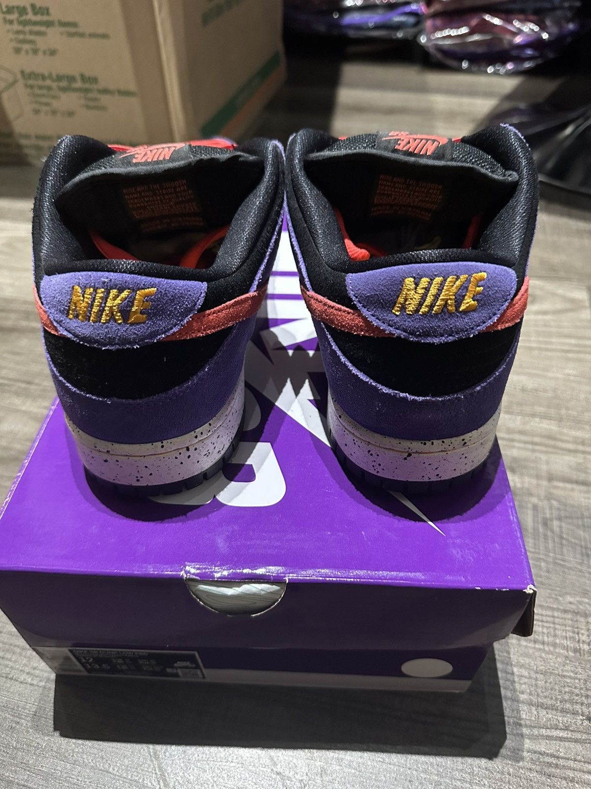 Nike Nike SB Dunk ACG Terra Purple BQ6817-008 Size 12 Used Size US 12 / EU 45 - 4 Thumbnail